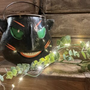 Black Cat Candy Pail