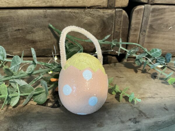Chickie Tail Egg Ornament Orange - Image 2