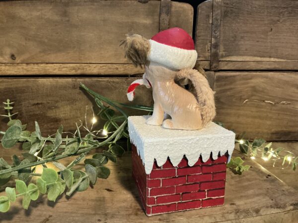 Christmas Puppy on Box - Image 2