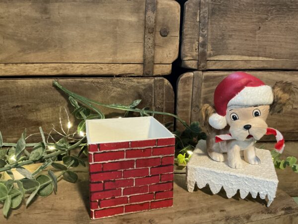 Christmas Puppy on Box - Image 4