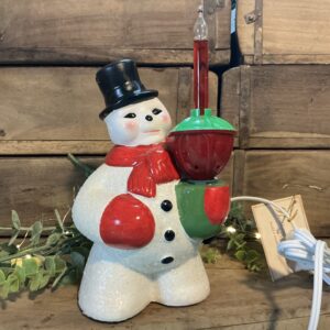 Bubble Light Snowman