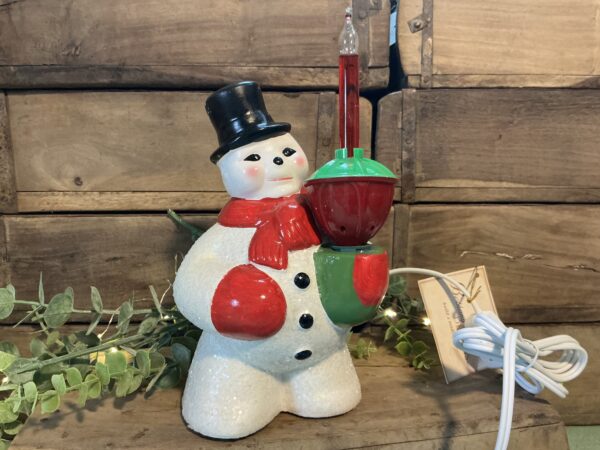 Bubble Light Snowman