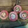 Kitschmas Rosette Ornaments (set of 4)