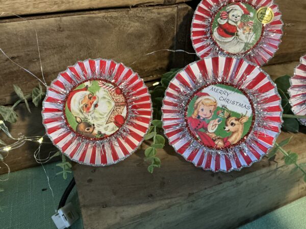 Kitschmas Rosette Ornaments (set of 4) - Image 3