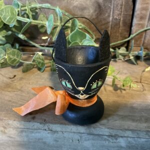 Black Cat Egg Cup