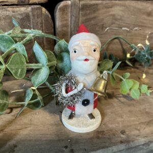 Santa with Wreath and Bell