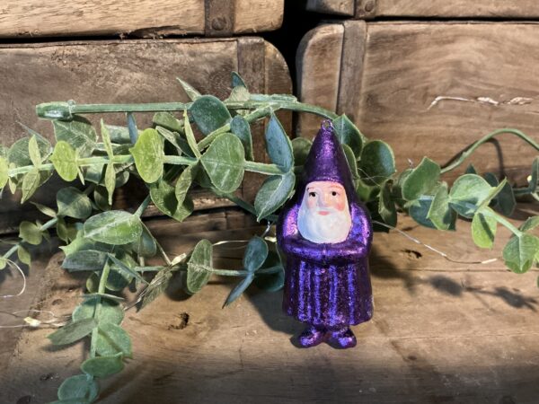 Belsnickle Amethyst Ornament (mini)