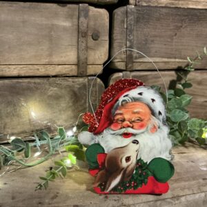 Tin Santa Bucket (small)