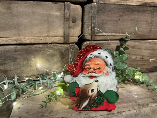 Tin Santa Bucket (small)