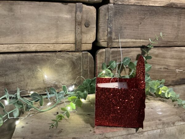 Tin Santa Bucket (small) - Image 2
