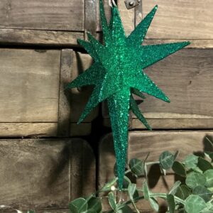 Dark Green Moravian Star Ornament