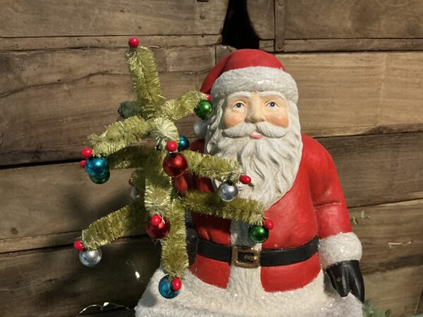 Vintage Santa in Chimney - Image 2