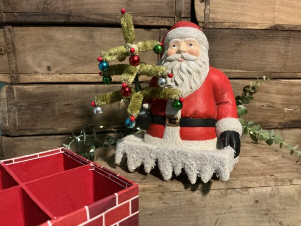 Vintage Santa in Chimney - Image 5