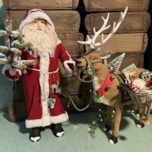 Santa and Prancer Toy Delivery