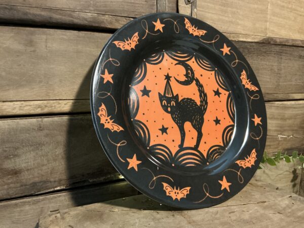 Halloween Scaredy Cat Plates (set of 4) - Image 2