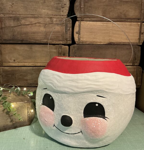 Retro Snowman Bucket (large)