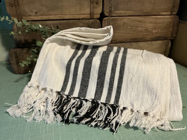 Grain Sack Black Stripe Runner (short)