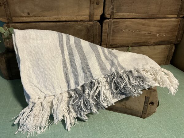 Grain Sack Grey Stripe Runner (short)