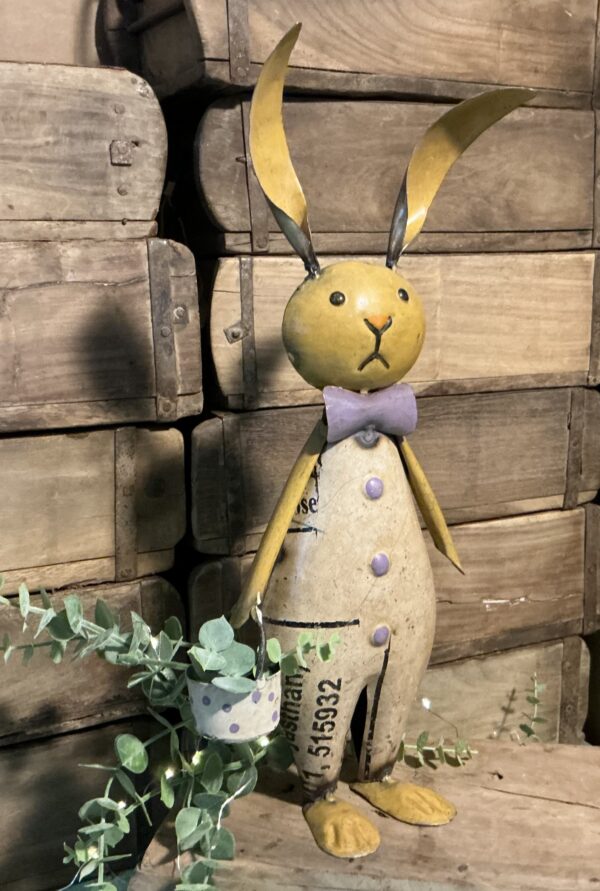 Hutch Rabbit Holding an Easter Basket
