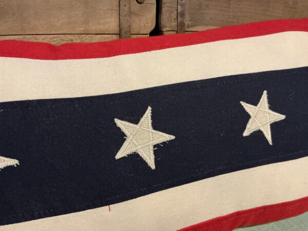 Vintage Stars and Stripes Bolster Pillow - Image 3