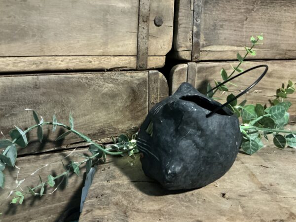 Vintage Happy Cat Bucket (small) - Image 2