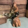 Sweet Fawn with Wreath Paper Mache - Image 3