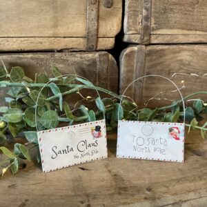 Letter to Santa Ornaments (set of 2)