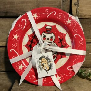 Holiday Double Cane Conrad Plates (set of 4)