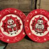 Holiday Double Cane Candice Plates (set of 4) - Image 3