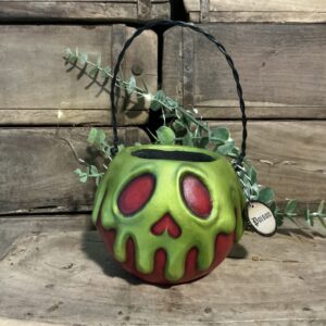 Small Red Apple with Green Poison Bucket