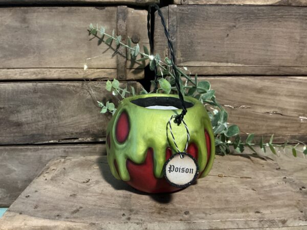 Small Red Apple with Green Poison Bucket - Image 2