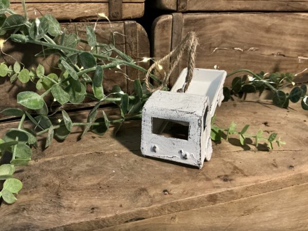 Truck Ornament (white washed) - Image 2