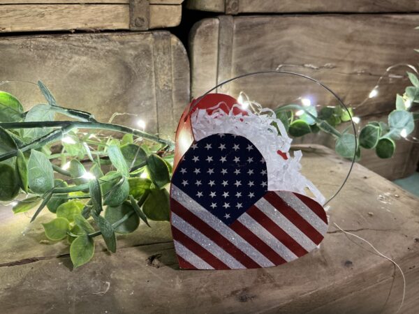 Heart of America Bucket Ornament