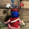 Miss Liberty Gathered Traditions Box Head Art Doll - Image 3