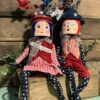 Miss Liberty Gathered Traditions Box Head Art Doll - Image 5
