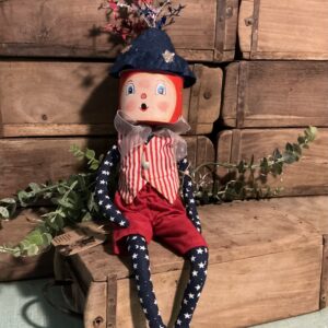 Mister Liberty Gathered Traditions Box Head Art Doll