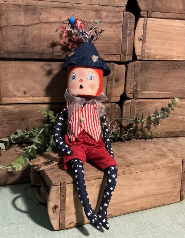 Mister Liberty Gathered Traditions Box Head Art Doll