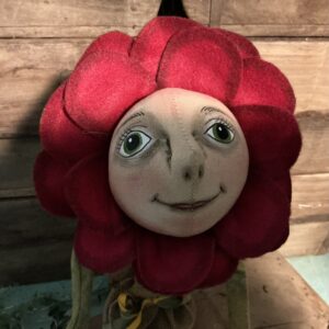 Poppy Sunflower Gathered Traditions Figurine