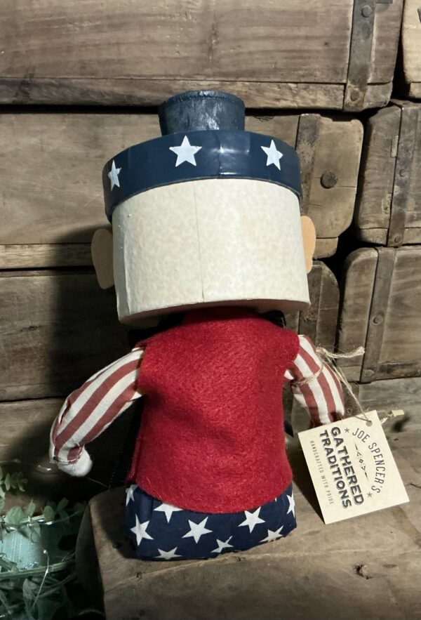 Glory Sam Gathered Traditions Box Head Art Doll - Image 3