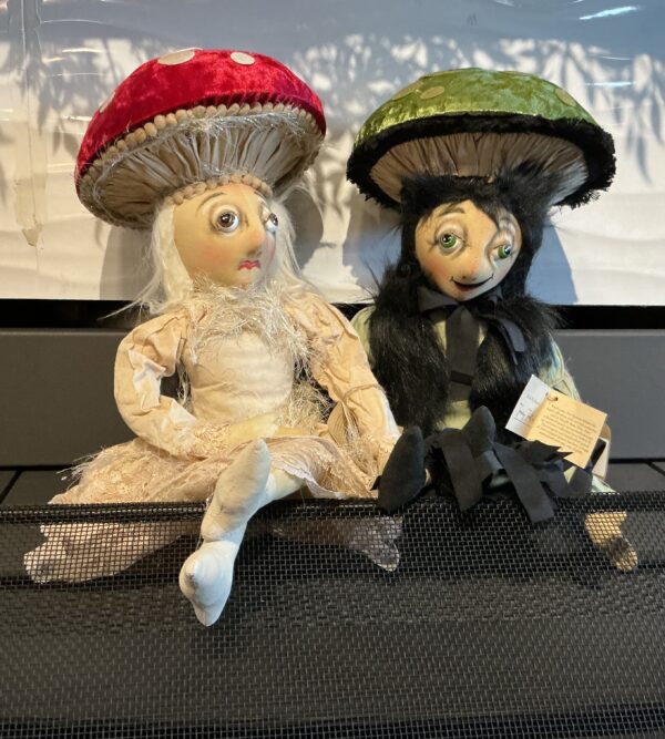 Myra Mushroom Gathered Traditions Art Doll - Image 4