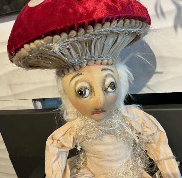 Myra Mushroom Gathered Traditions Art Doll - Image 3